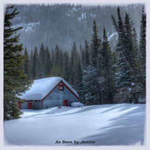 c79-1f-Rustic Colorado Fishing Cabin Along South Boulder Creek Snowed in for Winter.jpg